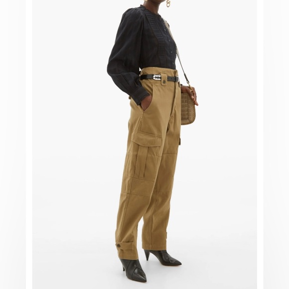 Isabel Marant Pants - Isabel Marant Geena Trousers High Waist 36